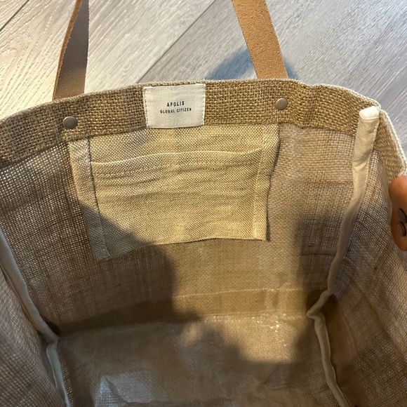 NWOT Clare V X Apolis Merci Beaucoup Lunch Bag - Picture 8 of 10